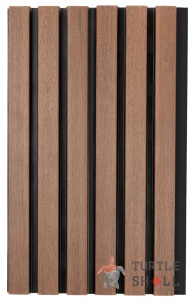 Реечная панель ДПК Turtle Shell Accent Lines, Australian Palisander