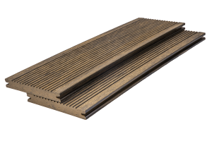 Террасная доска Bamberg Solid Shipboard, Lebanese Cedar (Ливанский кедр) — Black Deck